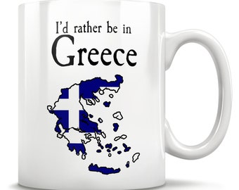 Regalo de Grecia, Taza de Grecia, Orgullo de Grecia, Idea de regalo de Grecia, Mapa de Grecia, Viajes de Grecia, Regalo para griego, Copa griega, Grecia divertida