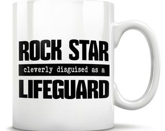 Gift For Lifeguard, Lifeguard Present, Beach Lifeguard, Lifeguard Gift, Lifeguard Mug, Lifeguard Coffee Cup