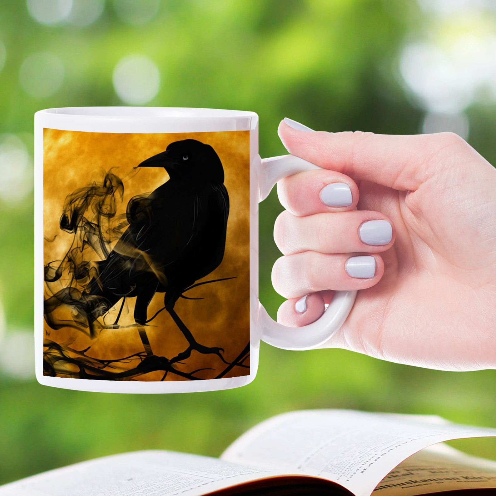 Crow Gift Crow Mug Crow Coffee Cup Raven Gifts for Her Etsy
