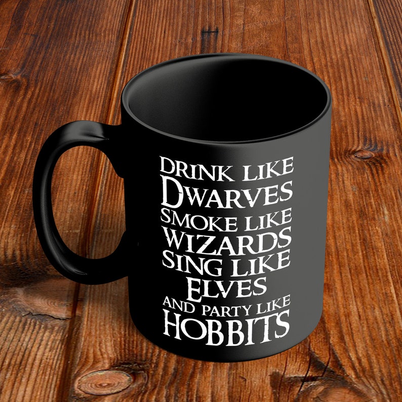 Lotr Mug, Hobbits Mug, Lord Of The Rings Mug, Dwarves Mug, Wizards Mug, Elves Mug image 5