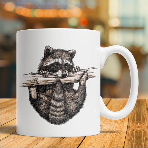 Tazza con procione che cambia colore / Tazza da caffè con