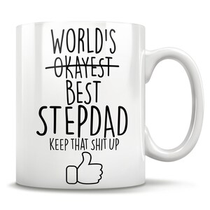 Funny stepdad gift, stepdad gifts, stepdad mug, bonus dad, second dad gift, father&#39;s day gift, stepdad birthday gift, stepdad christmas gift