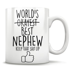 Nephew gift, favorite nephew, nephew coffee mug, best nephew ever, gift from aunt, nephew mug, nephew birthday gift, nephew christmas gift
