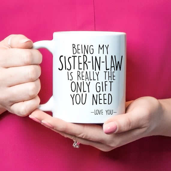 Sister-in-law gifts, Sister of the groom, wedding party gifts, Sister-in-law mug, sister in law coffee mug, sister-in-law christmas gift