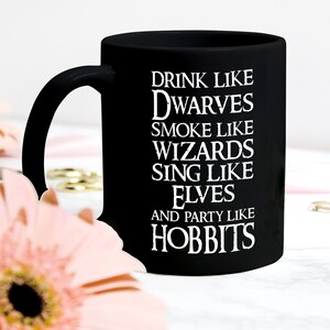 Lotr Mug, Hobbits Mug, Lord Of The Rings Mug, Dwarves Mug, Wizards Mug, Elves Mug image 8