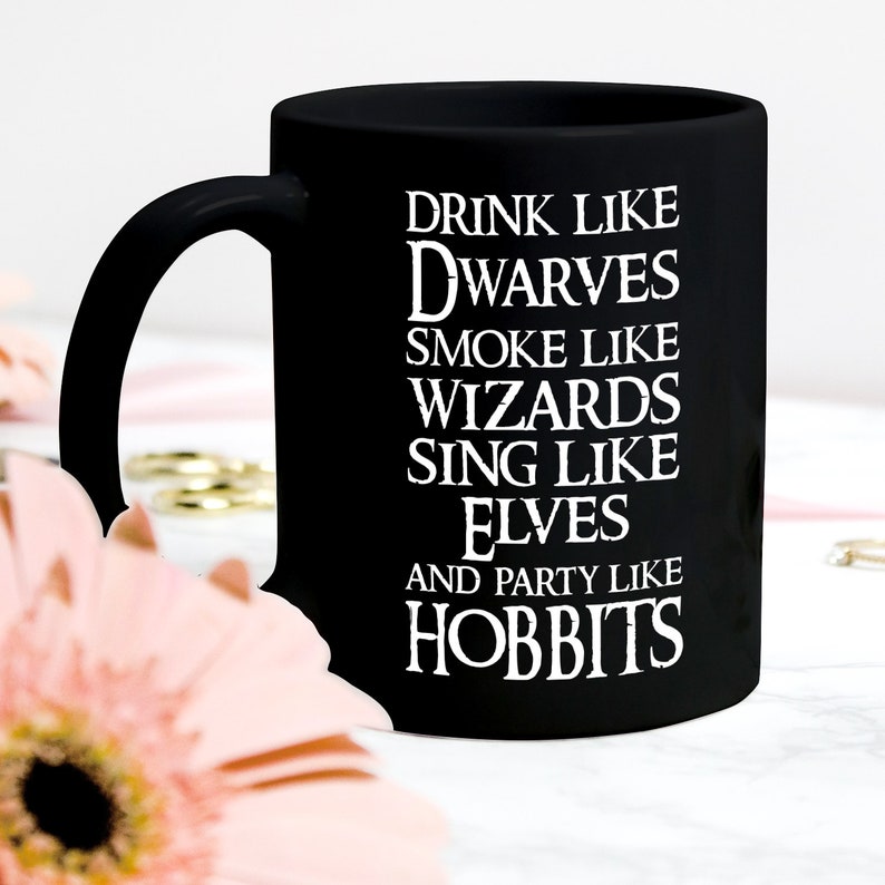 Lotr Mug, Hobbits Mug, Lord Of The Rings Mug, Dwarves Mug, Wizards Mug, Elves Mug image 8
