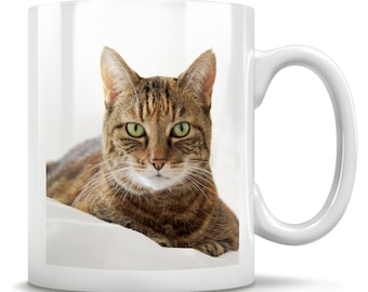 Tabby Cat Gift, Tabby Cat Mug, Tabby Cat Coffee Cup