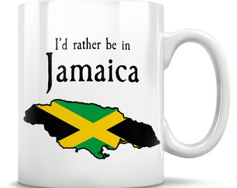 Jamaika Geschenk, jamaikanische Tasse, Karte von Jamaika, jamaikanische Flagge, jamaikanischer Stolz, i love jamaika, jamaika stolz, Geschenk für Jamaikaner