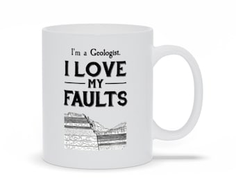 Geologie geschenk, geologie mok, geologie koffiekopje, geoloog geschenk, geoloog mok, geoloog koffiekopje