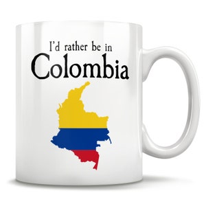 Colombia Gift, Colombia Mug, Colombia Pride, Colombia Flag, Perfect Colombian, Colombia Map, Moving Gift, Colombia Art