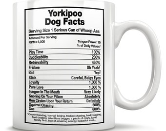 Yorkipoo Dog Facts, Yorkiepoo Mug, Yorkiepoo Gift, Yorkiepoo Mom, I Love Yorkiepoo, Yorkiepoo Dad, Yorkshire Terrier