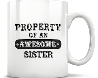 Schwester Geschenke, Lustige Schwester Geschenk, Schwester Becher, Schwester Kaffeetasse, Schwester Geschenk Idee, Schwester Geburtstagsgeschenk, Beste Schwester Becher, Weihnachtsgeschenk Idee