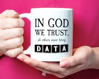 Cadeau de scientifique de données, cadeau de science des données, tasse d'analyste de données, tasse de scientifique de données, cadeau d'analyste