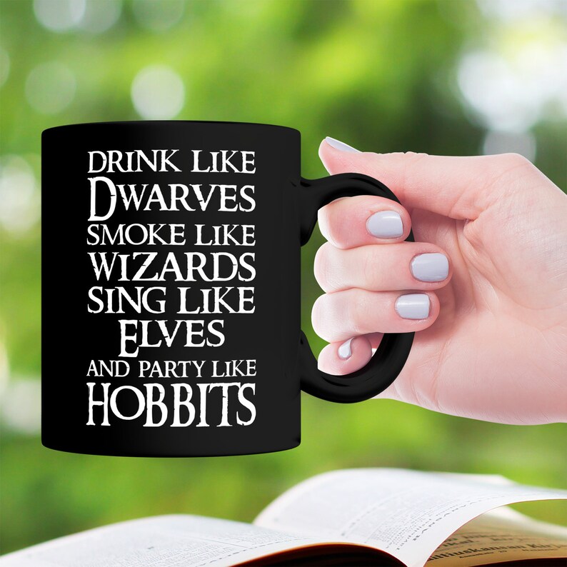 Lotr Mug, Hobbits Mug, Lord Of The Rings Mug, Dwarves Mug, Wizards Mug, Elves Mug image 1