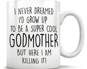 Godmother gifts, baptism gift for women, godmother mug, best godmother gift, baptism mug, baptism gift for adults, christmas godmother gift