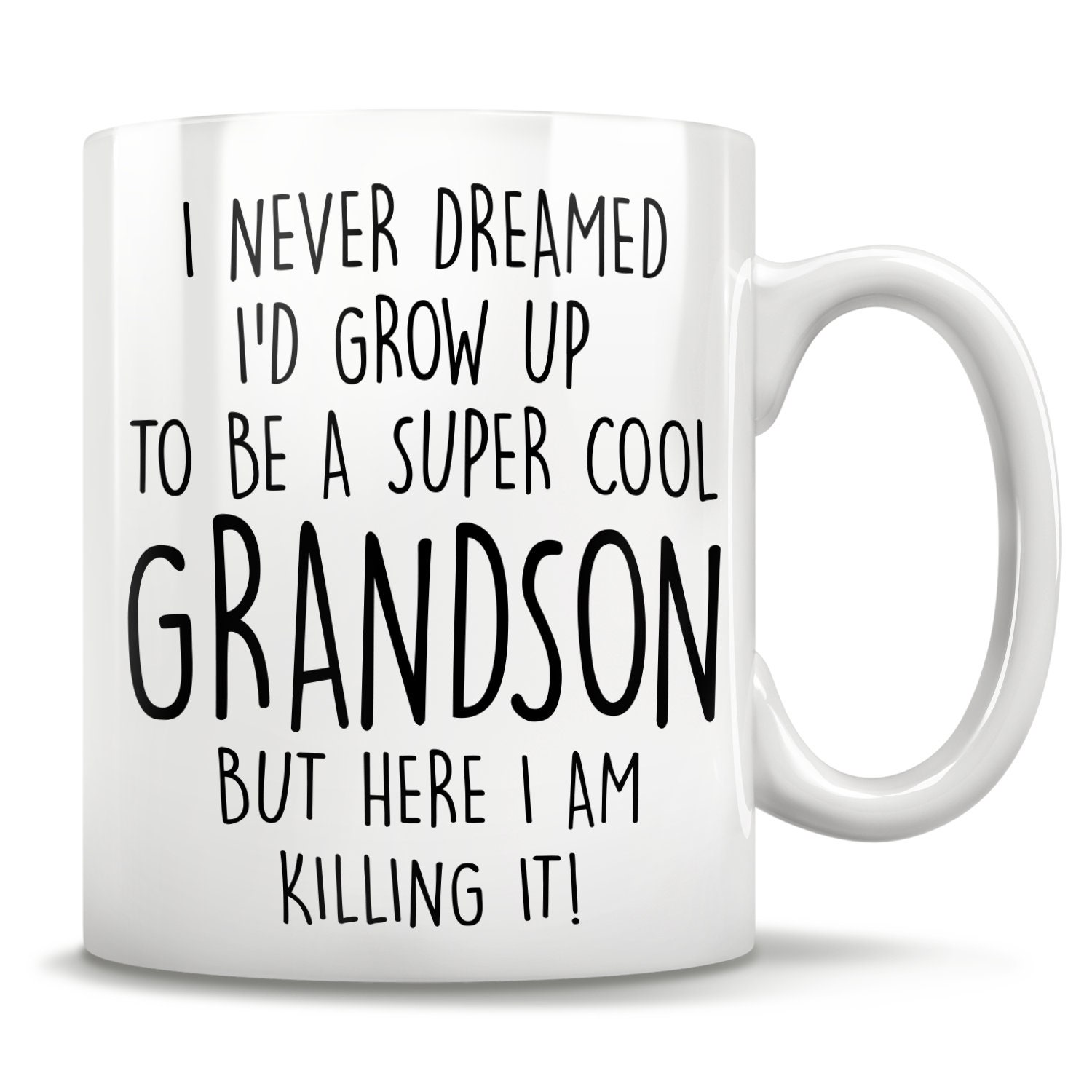 I Never Dreamed I'd Grow Up To Be A Super Cool Grandson But Here I Am Killing It! Mug