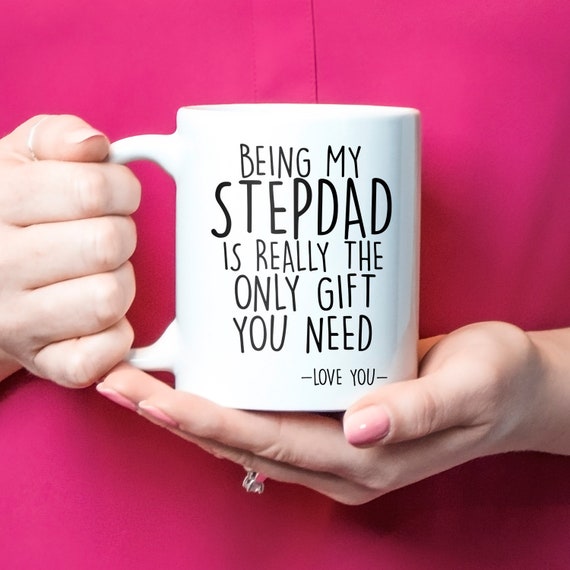 Funny stepdad gift, stepdad gifts, stepdad mug, bonus dad, second dad gift, father's day gift, stepdad birthday gift, stepdad christmas gift