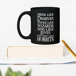Lotr Mug, Hobbits Mug, Lord Of The Rings Mug, Dwarves Mug, Wizards Mug, Elves Mug image 3