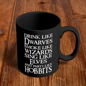 Lotr Mug, Hobbits Mug, Lord Of The Rings Mug, Dwarves Mug, Wizards Mug, Elves Mug image 6