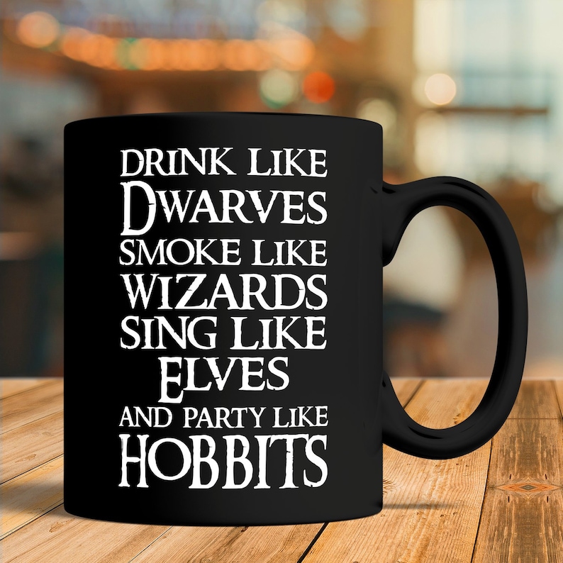Lotr Mug, Hobbits Mug, Lord Of The Rings Mug, Dwarves Mug, Wizards Mug, Elves Mug image 2