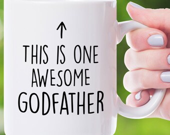 Godfather Gifts, Baptism Gift For Women, Godfather Mug, Best Godfather Gift, Baptism Mug, Baptism Gift For Adults, Christmas Godfather Gift
