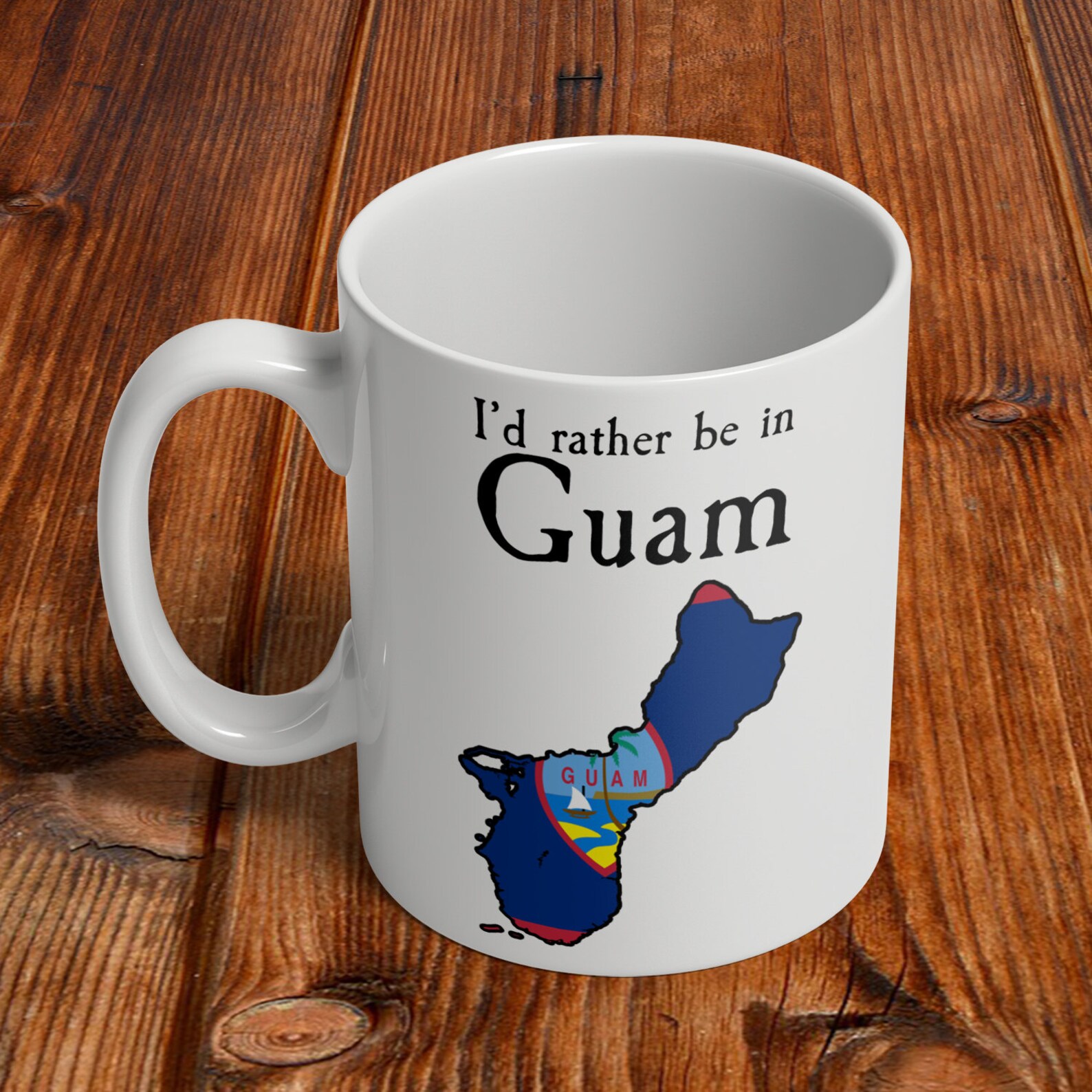 Guam Gift Guam Art Guam Map Guam Mug Guam Coffee Cup Etsy