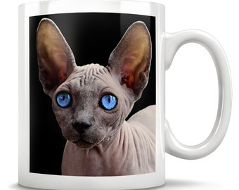 Bambino Cat Owner Coffee Tea Mug Great Gift Hairless Cat Owners Pet Mom and Dad