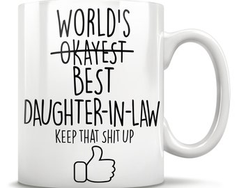 Daughter in law gifts, daughter-in-law gifts, daughter-in-law mug, daughter in law gift, gift from mother in law, birthday or christmas gift