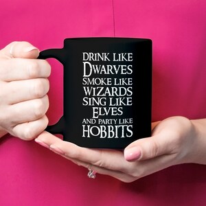 Lotr Mug, Hobbits Mug, Lord Of The Rings Mug, Dwarves Mug, Wizards Mug, Elves Mug image 7