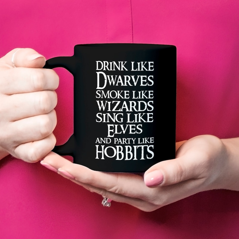 Lotr Mug, Hobbits Mug, Lord Of The Rings Mug, Dwarves Mug, Wizards Mug, Elves Mug image 7