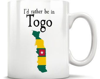 Togo Gift, Togolese Mug, Togo Native, Togolese Cup, Togo Flag, Gift For Togolese, Togo Gift Ideas, Lome Map, Lome Togo