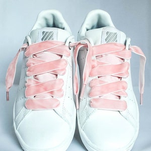 Pink Velvet Shoelaces - Vintage Velvet Shoelaces - Original laces for sneaker shoes - Shoe accessory - Christmas gift - shoe laces
