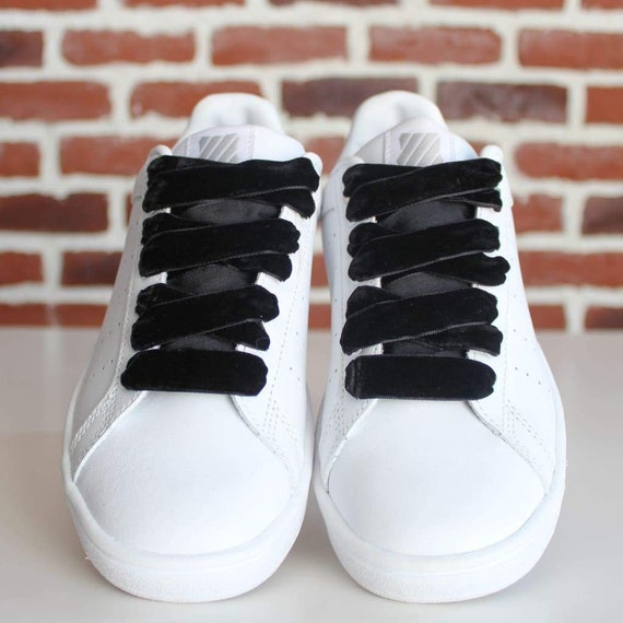 VELVET SHOE LACES BLACK VELVET SHOE LACES BLACK