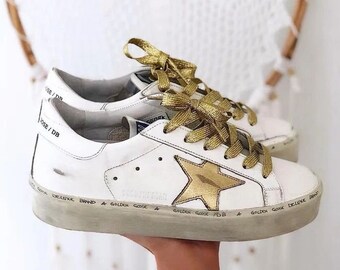 Glitter Lace, Gold Metallic Shoe Strings, Sparkle Laces