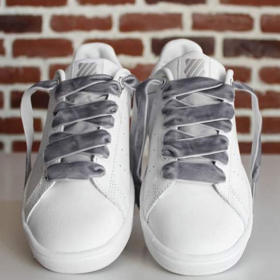 VELVET SHOE LACES GREY VELVET SHOE LACES GREY