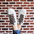 Leopard Print Satin Shoelaces - Original Shoelaces for Sneakers and Shoes - Vintage and Trendy Shoelaces - Patterned Shoelaces - Mother's Day product logo