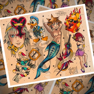 KINGDOM (VOL. 1) Traditional Tattoo Flash Sheet