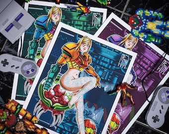 BOUNTY HUNTER - Video Game Vixens Print