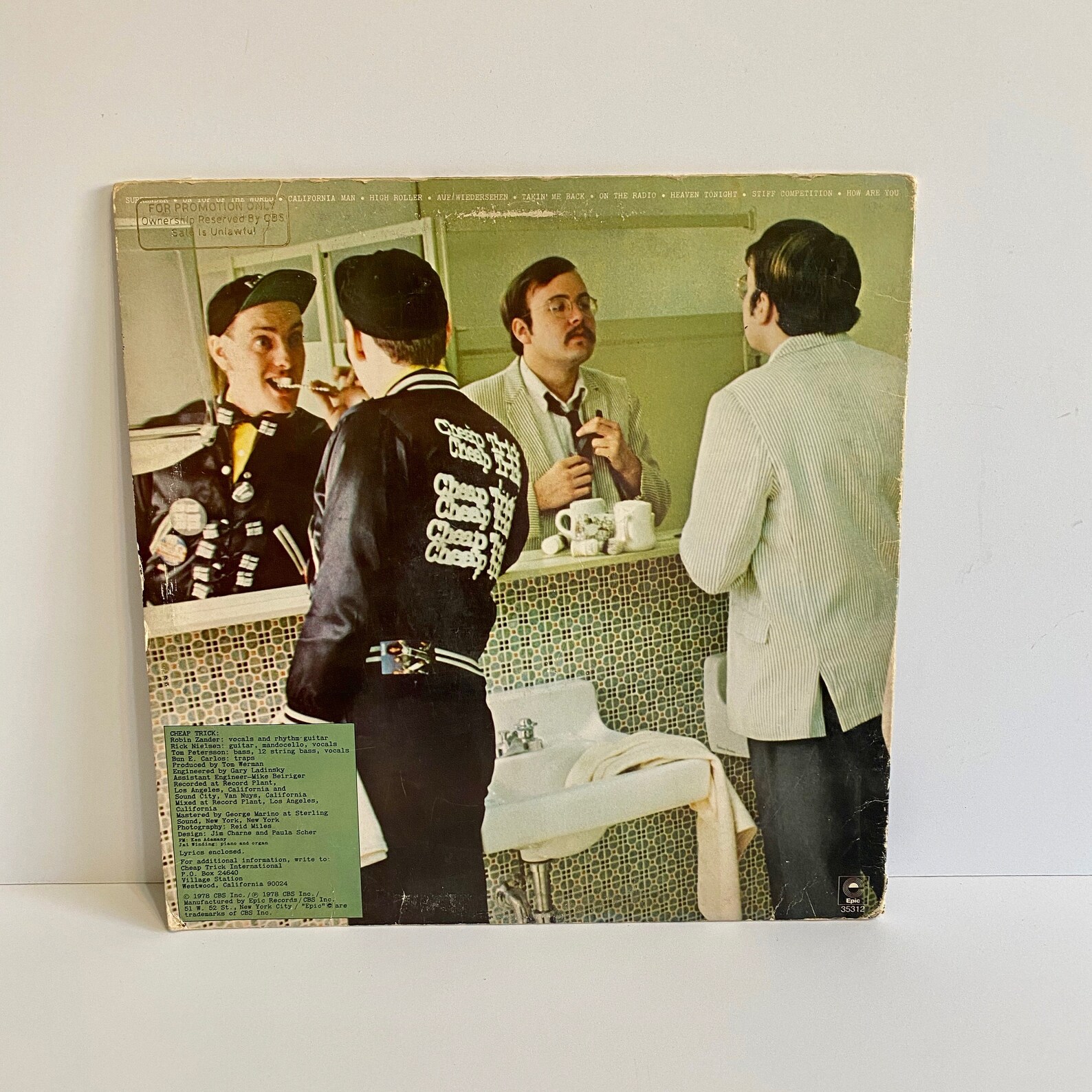 Vintage Vinyl Cheap Trick Heaven Tonight 1978 Advance Etsy