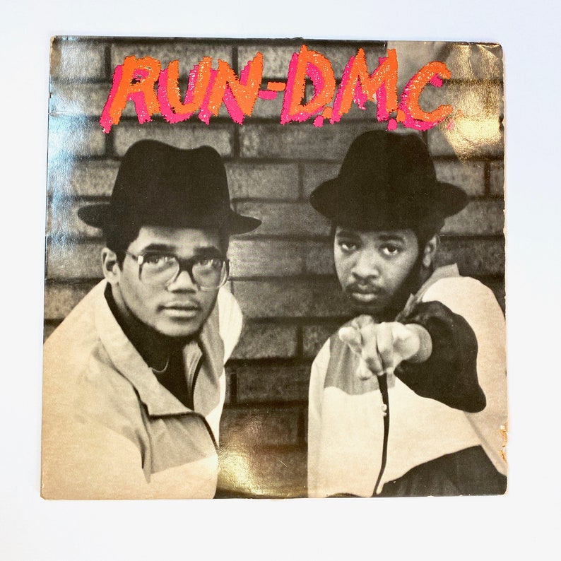 Vintage Vinyl Run DMC Self Titled Album 1984 Etsy