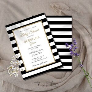 Modern Gender Neutral Baby Shower Invitation Template (Digital Download) 画像 3
