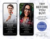 Photo Graduation Evite Invitation Template: Grad Party Digital Evite (Instant Download)
