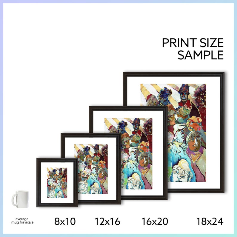 Psychedelic Art Prints Large Weird Wall Art / Distorted Etsy Canada