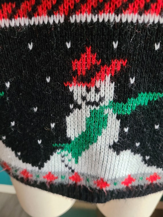 Vintage ugly Christmas sweater, vintage Christmas… - image 5