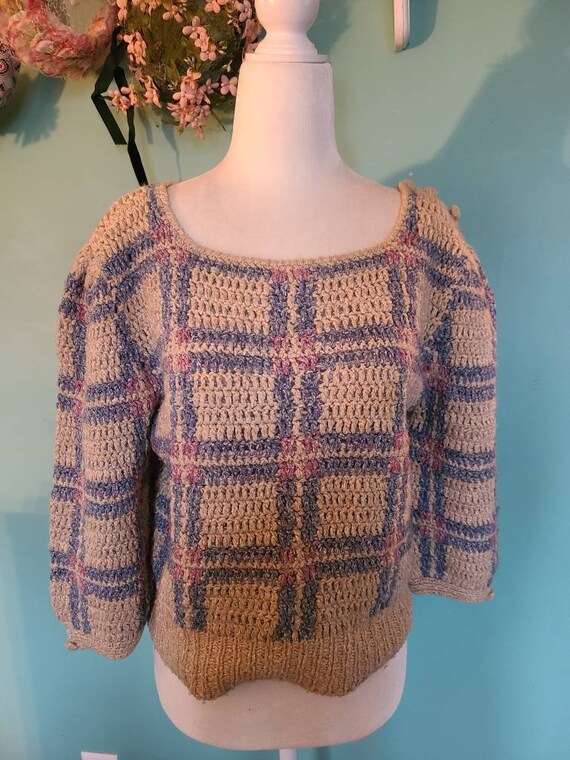 Totally 80s Zebra Puff Sleeve Crop Top main image 1