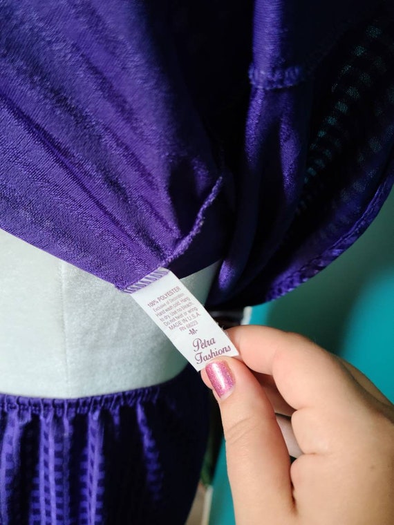 Vintage lingerie set, camisole and tap shorts, pu… - image 3