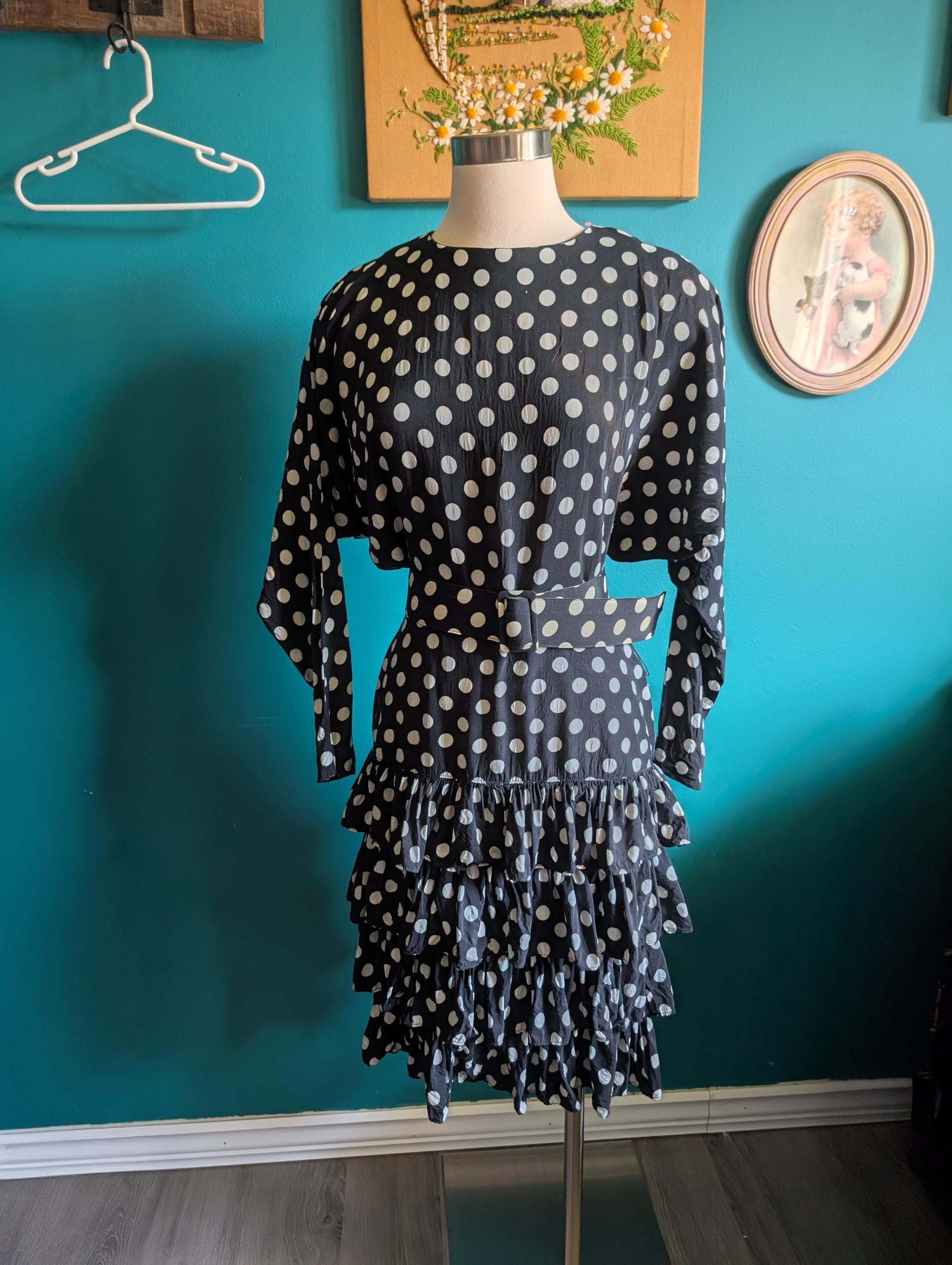 80s Cocktail Dress S - Etsy