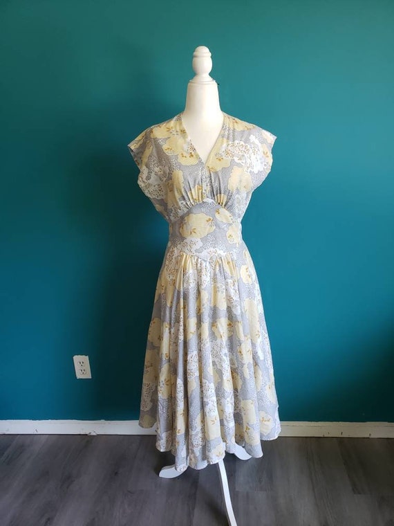 1970s dress, vintage sun dress, vintage circle sk… - image 1