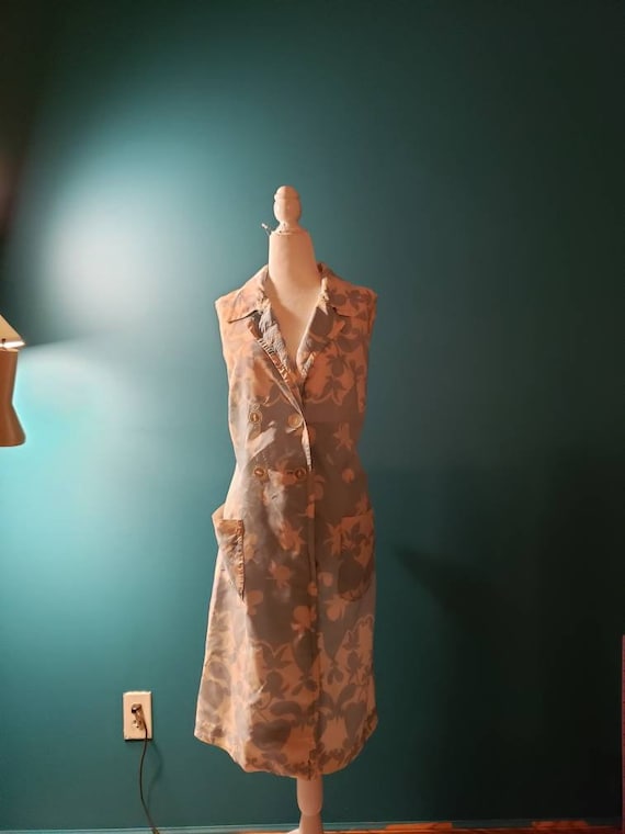 1940s PLUS SIZE cold rayon dress, 1940s dress, vin