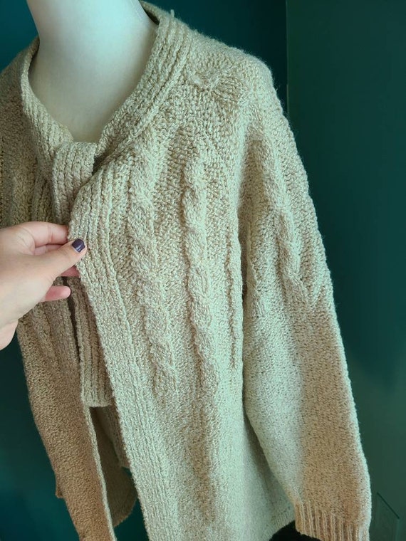 Size Large/ Vintage cardigan, vintage knit cardig… - image 7